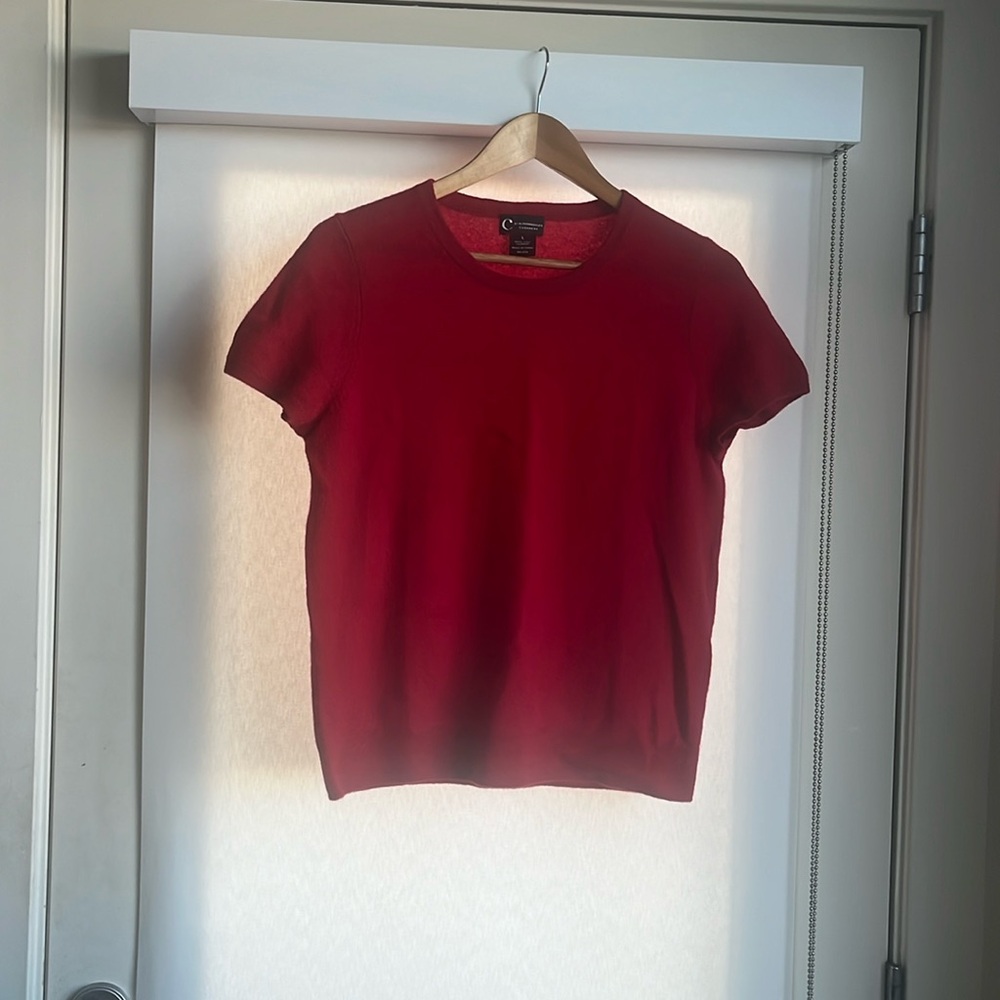 Cashmere Cap Sleeve Sweater